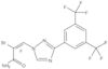 2-Propenamide, 3-[3-[3,5-bis(trifluoromethyl)phenyl]-1H-1,2,4-triazol-1-yl]-2-bromo-, (2E)-