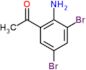 1-(2-amino-3,5-dibromophenyl)ethanone