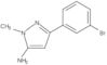 3-(3-Bromophenyl)-1-methyl-1H-pyrazol-5-amine