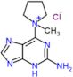 6-(1-methylpyrrolidin-1-ium-1-yl)-3H-purin-2-amine chloride