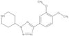 4-[5-(3,4-Dimethoxyphenyl)-2H-tetrazol-2-yl]piperidine