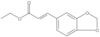 Ethyl 3-(1,3-benzodioxol-5-yl)-2-propenoate