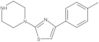 Piperazine, 1-[4-(4-methylphenyl)-2-thiazolyl]-