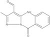 4,9-Dihydro-2-methyl-9-oxopyrazolo[5,1-b]quinazoline-3-carboxaldehyde