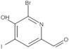 6-Bromo-5-hydroxy-4-iodo-2-pyridinecarboxaldehyde