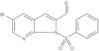 5-Bromo-1-(fenilsulfonil)-1H-pirrolo[2,3-b]piridina-2-carboxaldehído