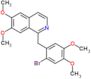 1-(2-bromo-4,5-dimethoxybenzyl)-6,7-dimethoxyisoquinoline