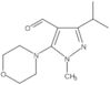 1-Methyl-3-(1-methylethyl)-5-(4-morpholinyl)-1H-pyrazole-4-carboxaldehyde