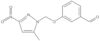 3-[(5-Methyl-3-nitro-1H-pyrazol-1-yl)methoxy]benzaldehyde