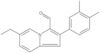 2-(3,4-Dimethylphenyl)-6-ethyl-3-indolizinecarboxaldehyde