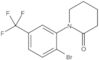 1-[2-Bromo-5-(trifluoromethyl)phenyl]-2-piperidinone