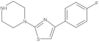 1-[4-(4-Fluorophenyl)-2-thiazolyl]piperazine