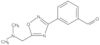 3-[5-[(Dimethylamino)methyl]-1,2,4-oxadiazol-3-yl]benzaldehyde
