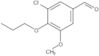 3-Chloro-5-methoxy-4-propoxybenzaldehyde