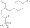 2-(4-Methyl-1-piperazinyl)-4-(methylsulfonyl)benzaldehyde