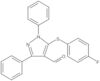 5-[(4-Fluorophenyl)thio]-1,3-diphenyl-1H-pyrazole-4-carboxaldehyde