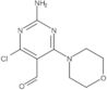 2-Amino-4-cloro-6-(4-morfolinil)-5-pirimidinacarboxaldehído