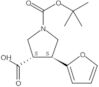 1-(1,1-Dimethylethyl) (3S,4S)-4-(2-furanyl)-1,3-pyrrolidinedicarboxylate