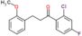 1-(2-chloro-4-fluoro-phenyl)-3-(2-methoxyphenyl)propan-1-one