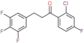 1-Propanone, 1-(2-chloro-4-fluorophenyl)-3-(3,4,5-trifluorophenyl)-