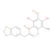 4H-1-Benzopyran-6-carboxaldehyde,3-(1,3-benzodioxol-5-ylmethyl)-5,7-dihydroxy-8-methyl-4-oxo-