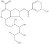 (1S,4aS,6R,7R,7aS)-1-(β-<span class="text-smallcaps">D</span>-Glucopyranosyloxy)-1,4a,5,6,7,7a-hexahydro-6-[(3-hydroxybenzoyl)oxy]-7-methylcyclopenta[c]pyran-4-carboxylic acid
