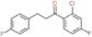1-(2-chloro-4-fluoro-phenyl)-3-(4-fluorophenyl)propan-1-one