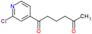 1-(2-chloro-4-pyridyl)hexane-1,5-dione