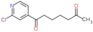 1-(2-chloro-4-pyridyl)heptane-1,6-dione