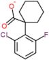 1-(2-chloro-6-fluorophenyl)cyclohexanecarboxylate