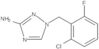 1-[(2-Chloro-6-fluorophenyl)methyl]-1H-1,2,4-triazol-3-amine