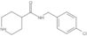 N-[(4-Chlorophenyl)methyl]-4-piperidinecarboxamide