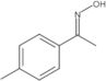 p-Methylacetophenone oxime