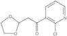 1-(2-Chloro-3-pyridinyl)-2-(1,3-dioxolan-2-yl)ethanone