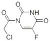 2,4(1H,3H)-Pyrimidinedione, 1-(chloroacetyl)-5-fluoro- (9CI)
