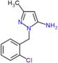 1-[(2-Chlorophenyl)methyl]-3-methyl-1H-pyrazol-5-amine