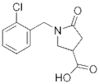 1-[(2-Chlorophenyl)methyl]-5-oxo-3-pyrrolidinecarboxylic acid