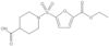 1-[[5-(Éthoxycarbonyl)-2-furanyl]sulfonyl]-4-pipéridinecarboxylique acide