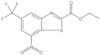 2-Benzothiazolecarboxylic acid, 7-nitro-5-(trifluoromethyl)-, ethyl ester