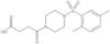 4-[(2,5-Dimethylphenyl)sulfonyl]-γ-oxo-1-piperazinebutanoic acid