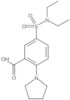 5-[(Diethylamino)sulfonyl]-2-(1-pyrrolidinyl)benzoic acid