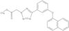 Methyl 5-[3-(1-naphthalenyloxy)phenyl]-2H-tetrazole-2-acetate