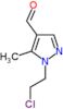 1-(2-Chloroethyl)-5-methyl-1H-pyrazole-4-carboxaldehyde