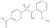 4-[[(2-Methoxyphenyl)methylamino]sulfonyl]benzoic acid