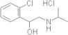 Benzenemethanol, 2-chloro-α-[[(1-methylethyl)amino]methyl]-, hydrochloride (1:1)