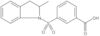 3-[(2,3-Dihydro-2-methyl-1H-indol-1-yl)sulfonyl]benzoic acid