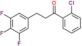 1-(2-chlorophenyl)-3-(3,4,5-trifluorophenyl)propan-1-one