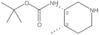 1,1-Dimethylethyl N-[(3S,4S)-4-methyl-3-piperidinyl]carbamate