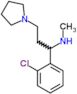 1-(2-chlorophenyl)-N-methyl-3-pyrrolidin-1-ylpropan-1-amine