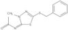 N-[3-Methyl-5-[(phenylmethyl)thio]-1,3,4-thiadiazol-2(3H)-ylidene]acetamide